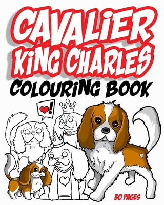 Könyv Cavalier King Charles Colouring Book Hoakser