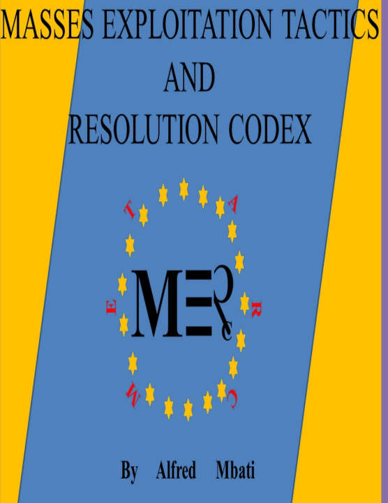 Książka Masses Exploitation Tactics And Resolution Codex Alfred Mbati