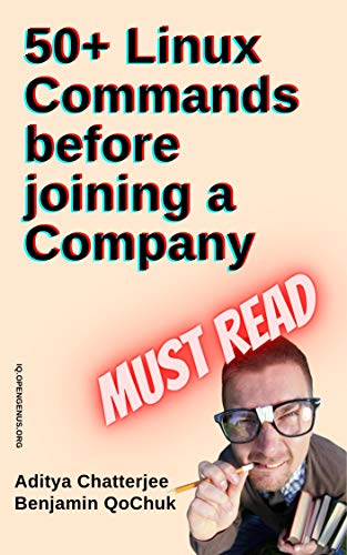 Kniha 50+ Linux Commands before joining a Company Benjamin Qochuk