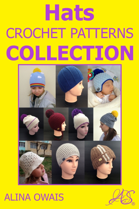 Book Hats Crochet Patterns Collection Alina Owais