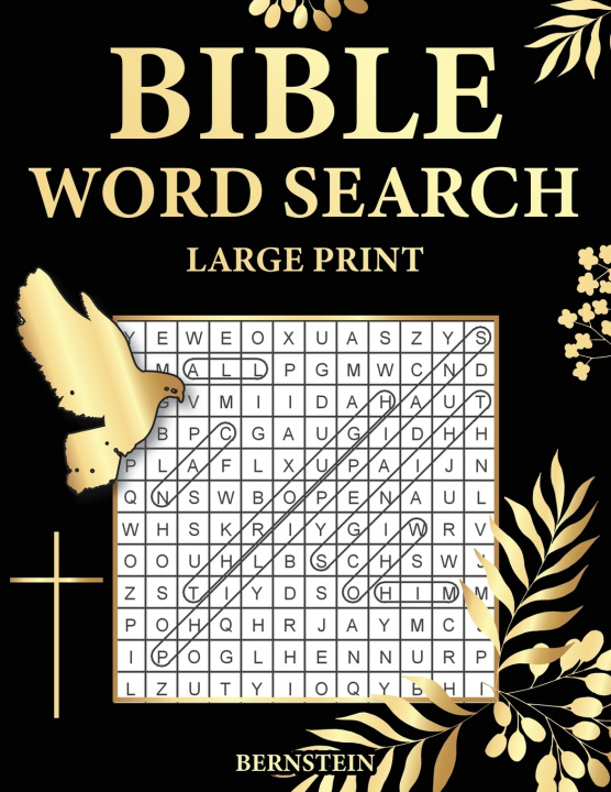 Libro Bible Word search Large Print: 100 Extra Large Bible Word Search Puzzles Bernstein