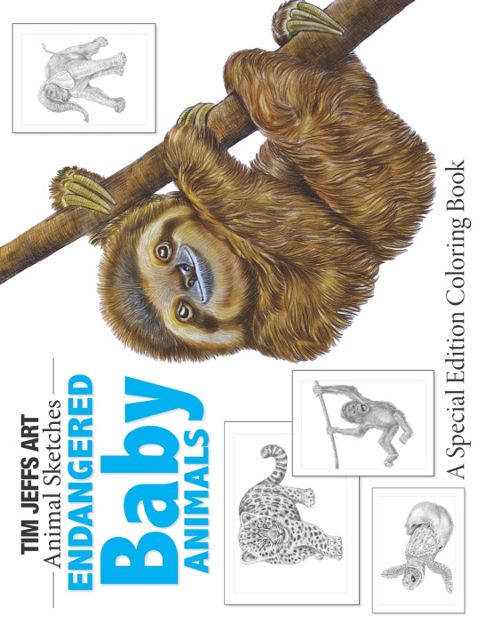 Libro Endangered Baby Animals: A Special Edition Coloring Book Jo Warren