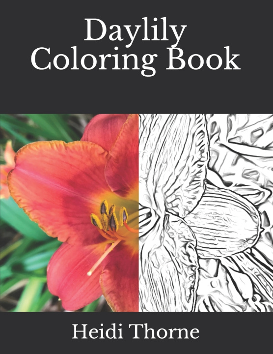 Книга Daylily Coloring Book Heidi Thorne