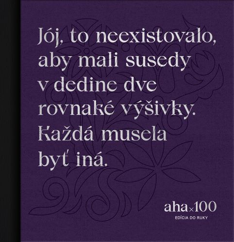 Kniha AHA100 (edícia do ruky) Tomáš Kompaník