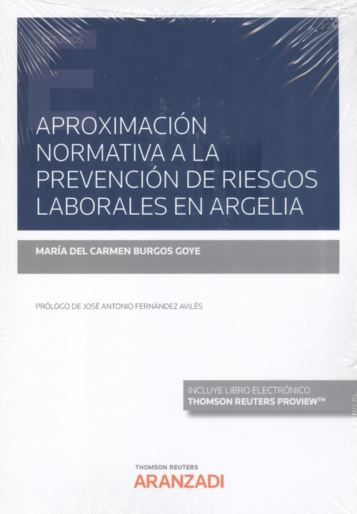 Könyv Aproximación normativa a la prevención de riesgos laborales en Argelia MARIA DEL CARMEN BURGOS GOYE