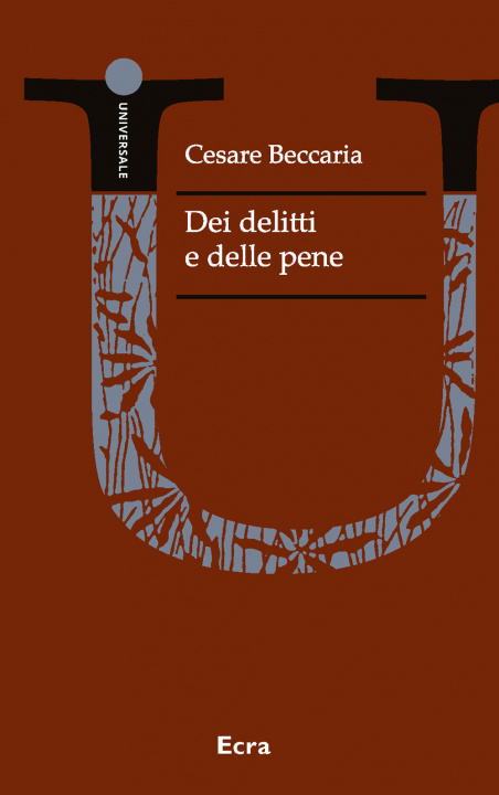 Buch Dei delitti e delle pene Cesare Beccaria