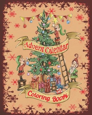 Carte Advent Calendar Coloring Book Ibolya Hubert