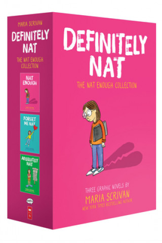 Book Definitely Nat: A Graphic Novel Box Set (Nat Enough #1-3) Maria Scrivan