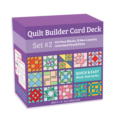 Tiskovina Quilt Builder Card Deck Set #2 C&T Publishing
