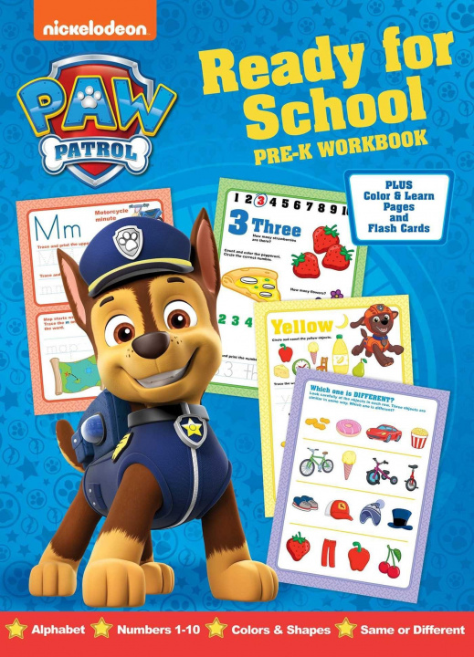 Carte Nickelodeon Paw Patrol: Ready for School Pre-K Workbook 