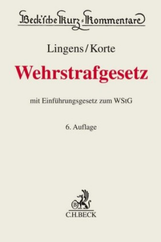 Könyv Wehrstrafgesetz Marcus Korte