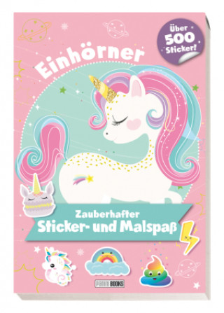 Knjiga Einhörner: Zauberhafter Sticker- und Malspaß Panini