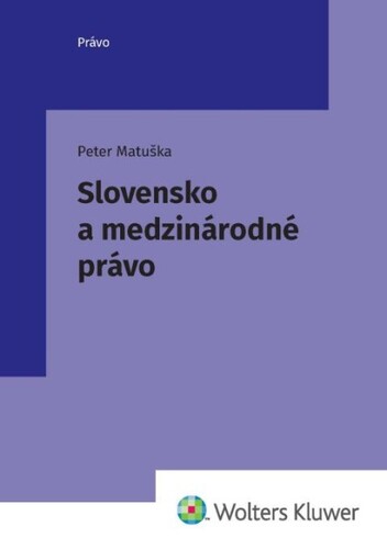 Book Slovensko a medzinárodné právo Peter Matuška