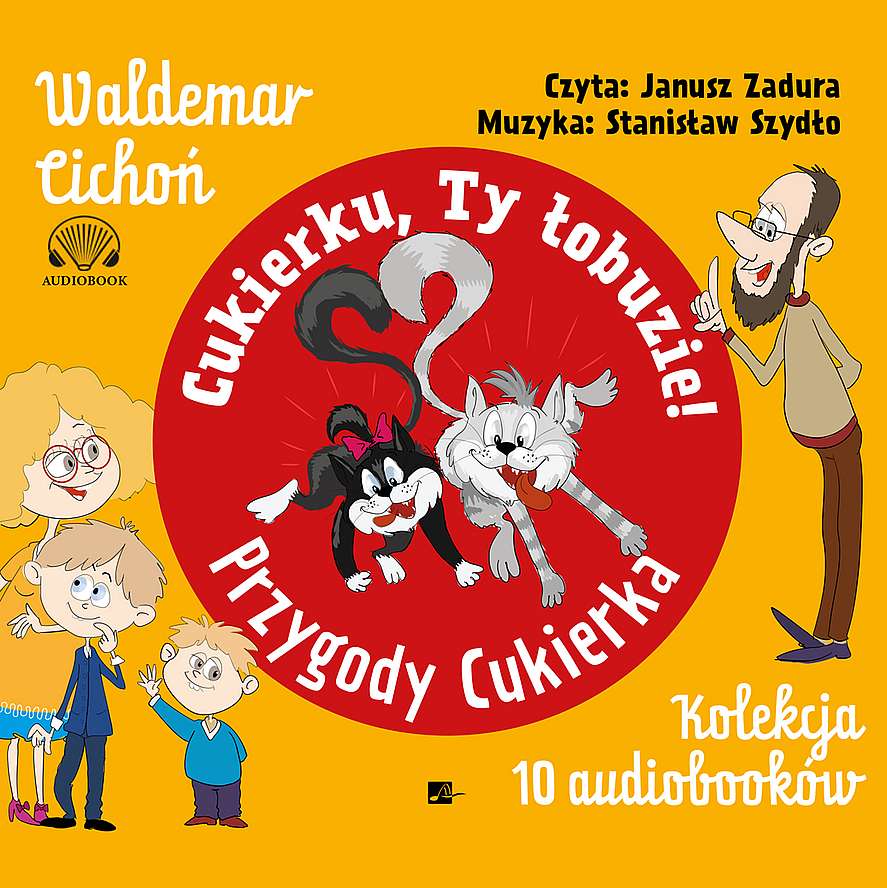 Könyv CD MP3 Pakiet Cukierku, ty łobuzie! Przygody Cukierka. Kolekcja 10 audiobooków Waldemar Cichoń