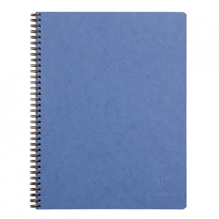 Kniha Age Bag Collegeblock mit Doppelspirale, A4+ 80 Blatt abtrennbar, perforiert, 4-fach gelocht, kariert, Einband blau 