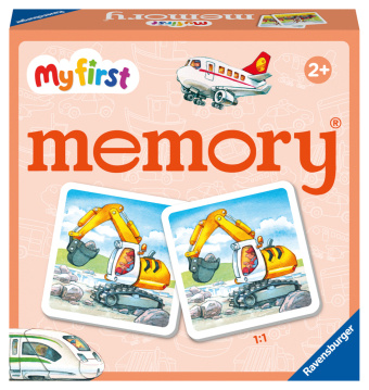 Játék Ravensburger - 20877 - My first memory® Fahrzeuge, Merk- und Suchspiel mit extra großen Bildkarten für Kinder ab 2 Jahren 