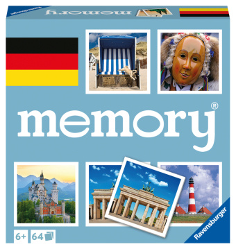 Hra/Hračka Ravensburger Deutschland memory® - 20883 - der Spieleklassiker quer durch Deutschland, Merkspiel für 2-8 Spieler ab 6 Jahren 