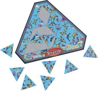 Hra/Hračka ThinkFun 76492 Triazzle Schmetterlinge, ein Logikpuzzle für Kinder und Erwachsene ab 8 Jahren 