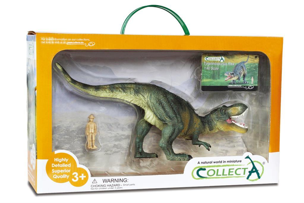 Kniha Dinozaur tyrannosaurus Collecta deluxe 