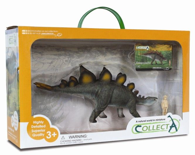 Książka Dinozaur stegosaurus Collecta deluxe 