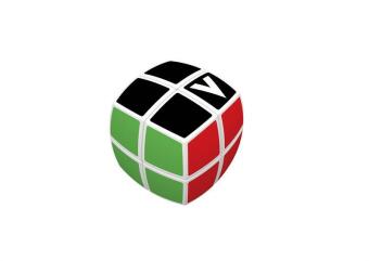 Joc / Jucărie V-Cube - Zauberwürfel gewölbt 2x2x2 