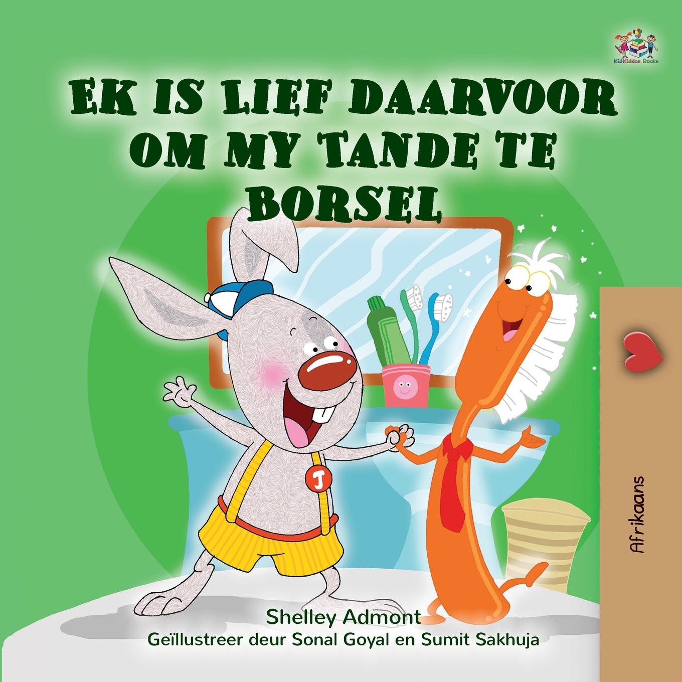 Kniha I Love to Brush My Teeth (Afrikaans Children's Book) Kidkiddos Books