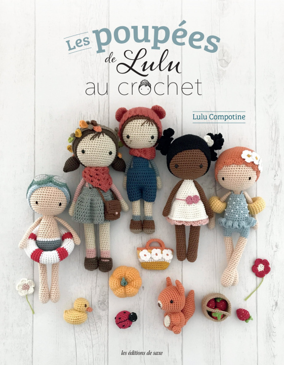 Carte Les poupées de Lulu au crochet Lulu Compotine