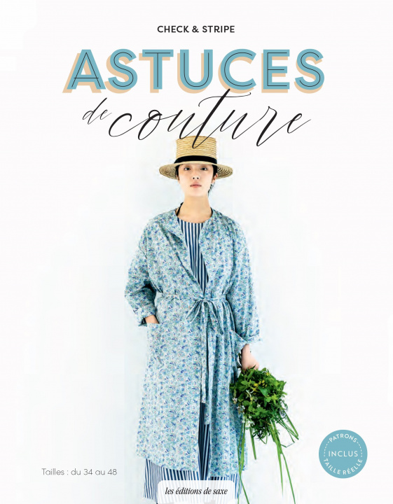 Carte Astuces de couture Check & stripe