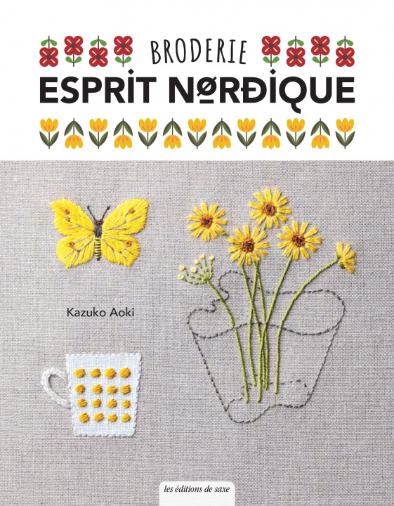 Kniha Broderie esprit nordique Kazuko Aoki