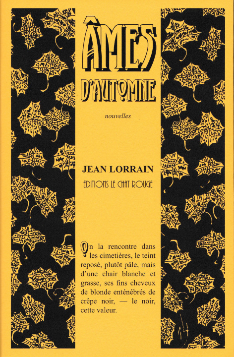 Kniha Âmes d'automne LORRAIN