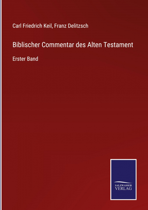 Книга Biblischer Commentar des Alten Testament Franz Delitzsch