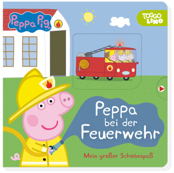 Βιβλίο Peppa Pig: Peppa bei der Feuerwehr: Mein großer Schiebespaß 