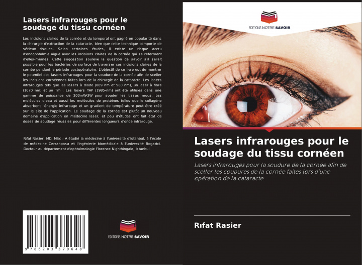 Knjiga Lasers infrarouges pour le soudage du tissu cornéen Rifat Rasier