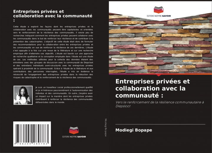 Knjiga Entreprises privées et collaboration avec la communauté : Modiegi Bopape