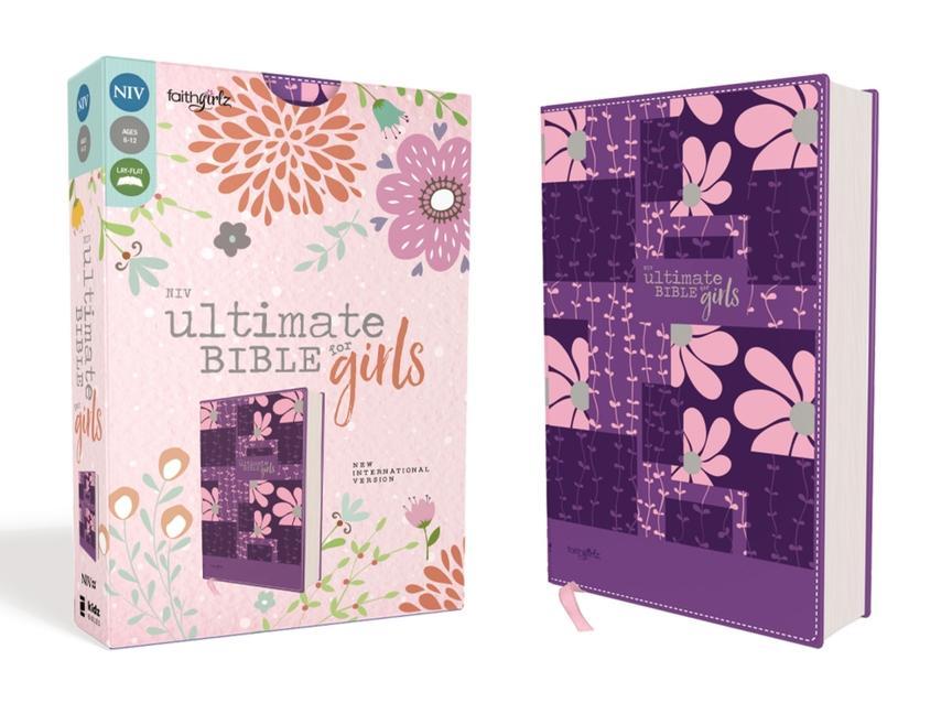 Carte Niv, Ultimate Bible for Girls, Faithgirlz Edition, Leathersoft, Purple 