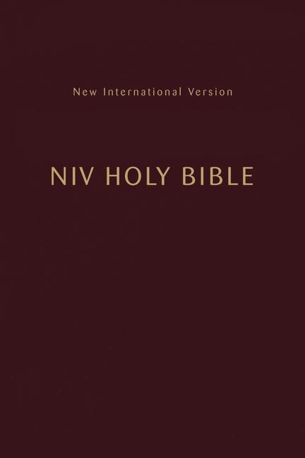 Könyv Niv, Holy Bible, Compact, Paperback, Burgundy, Comfort Print 