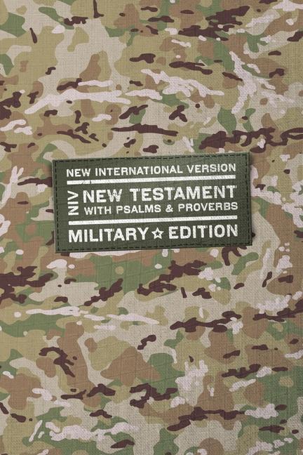 Książka Niv, New Testament with Psalms and Proverbs, Military Edition, Compact, Paperback, Military Camo, Comfort Print 