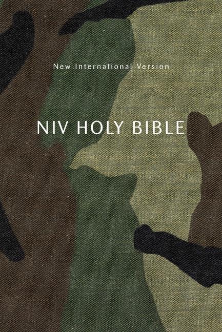 Książka Niv, Holy Bible, Compact, Paperback, Woodland Camo, Comfort Print 