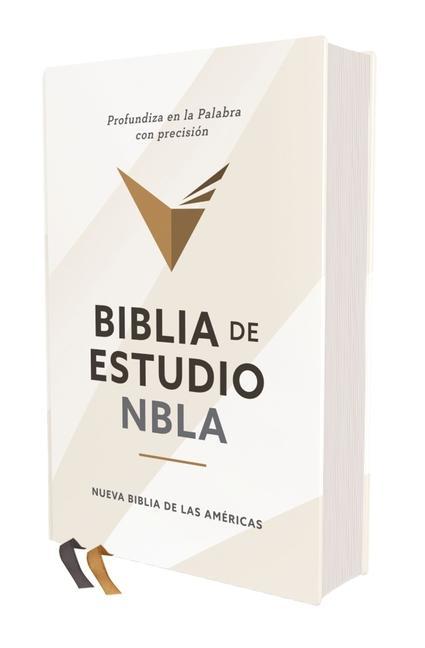 Kniha Biblia de Estudio NBLA, Tapa Dura, Interior a Dos Colores Vida