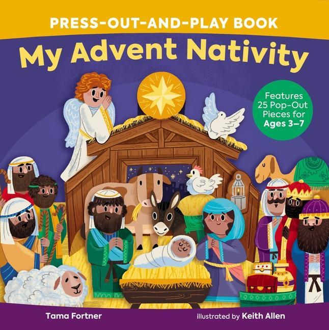 Kniha My Advent Nativity Press-Out-and-Play Book Keith Allen