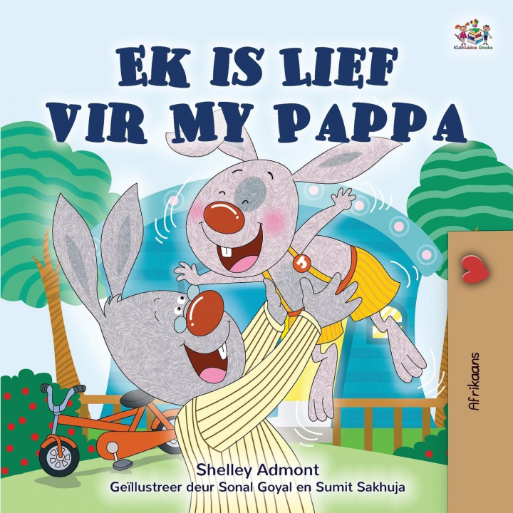 Kniha I Love My Dad (Afrikaans Children's Book) Kidkiddos Books