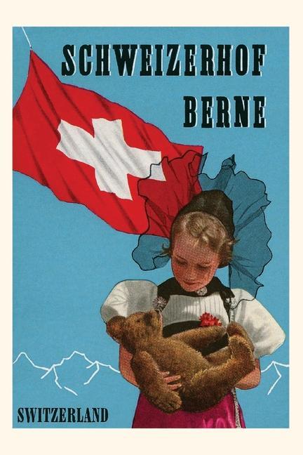 Carte Vintage Journal Berne, Switzerland Travel Poster 