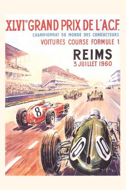 Carte Vintage Journal Grand Prix in Reims 