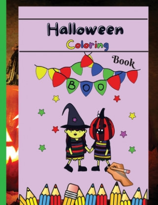 Knjiga Halloween Coloring Book Claudia