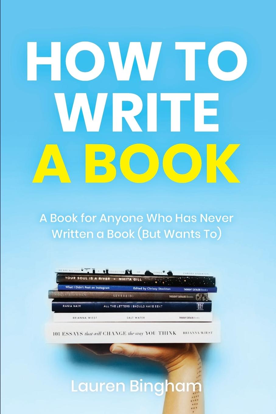 Książka How to Write a Book Lauren Bingham