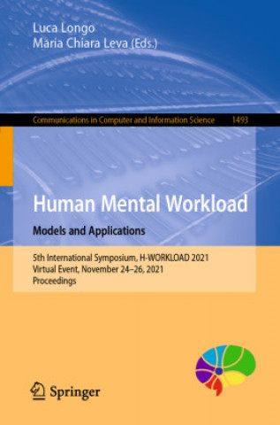 Boek Human Mental Workload: Models and Applications Luca Longo
