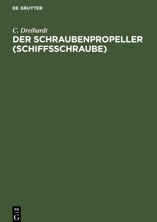 Kniha Schraubenpropeller (Schiffsschraube) 