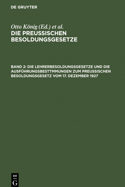 Книга Lehrerbesoldungsgesetze und die Ausfuhrungsbesttmmungen zum Preussischen Besoldungsgesetz vom 17. Dezember 1927 Hermann Erythropel