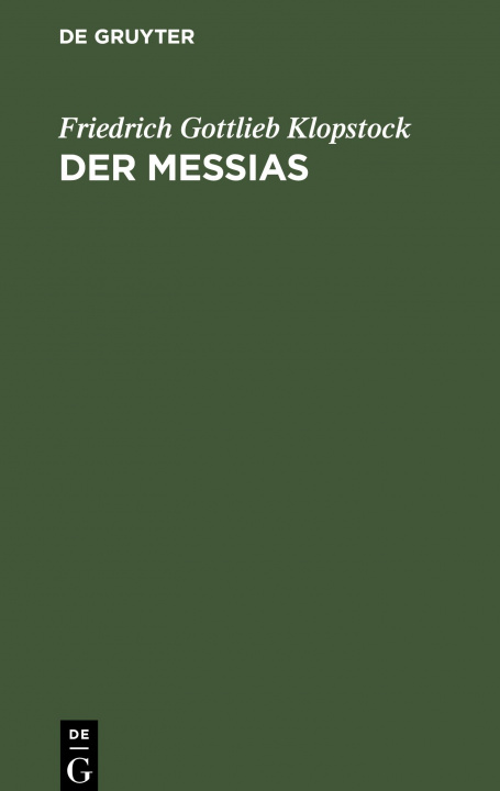 Knjiga Messias Friedrich Gottlieb Klopstock