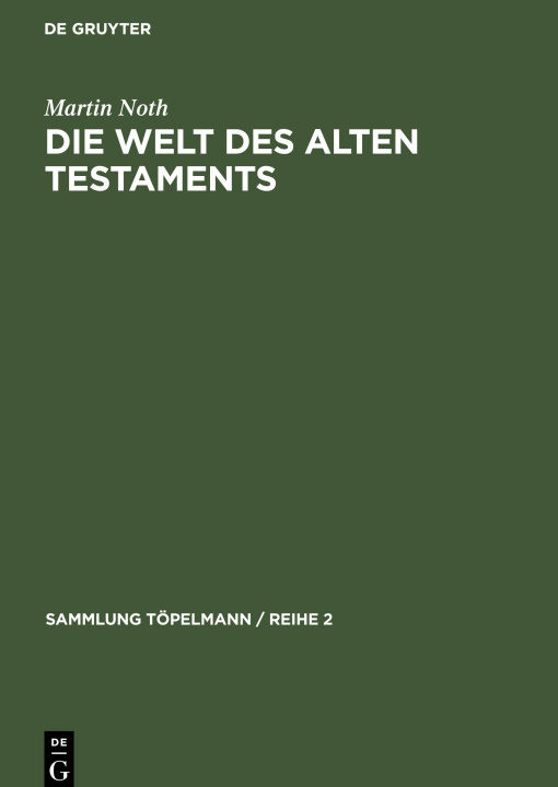 Книга Welt des Alten Testaments 